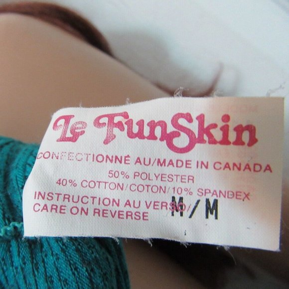 Vintage 2 Piece Bra /Tank Top Le FunSkin Medium - Picture 13 of 13